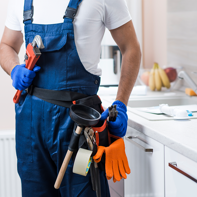man with tools